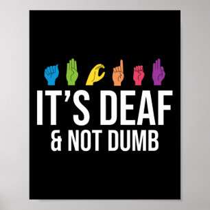 Het is Doof Niet Dom  Poster