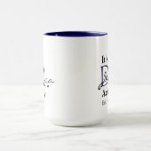 Het is Dr. [Aangepaste naam] Werkelijk ingesteld.  Mok (Midden)