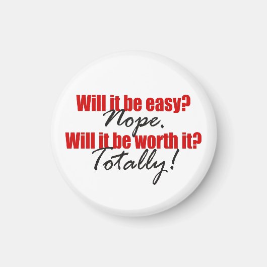 Het is echt waard. magneet (Voorkant)