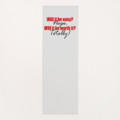 Het is echt waard. yogamat (Voorkant)