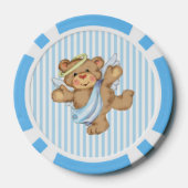 Het is een Aangepaste Teddy Bear Angel Poker Chips (Achterkant)