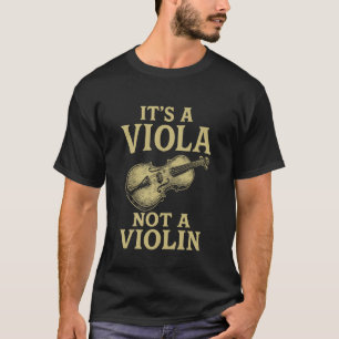 Het is een altviool, geen viool t-shirt