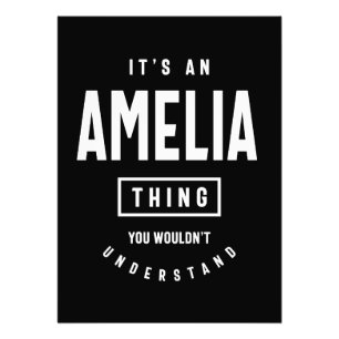 Het is een Amelia-ding: persoonlijke cadeautjes vo Foto Afdruk