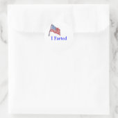 Het is een Amerikaanse plicht Ronde Sticker (Tas)