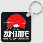 Het is een Anime ding dat je niet begrijpt Anime Sleutelhanger (Achterkant)