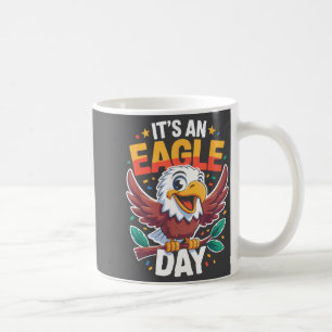 Het is een arendsdag Grappige Malle Cartooneske Di Koffiemok