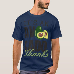 Het is een Avocado-Bedankt, Funny Cute Avocado, Gu T-shirt