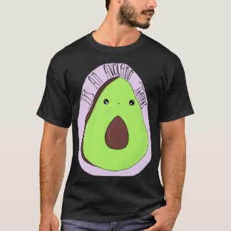 Het is een avocado-bedankt-sticker t-shirt