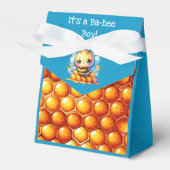 Het is een Ba-bee jongen! Baby Shower Bedankdoosjes (Voorkant Zijde)