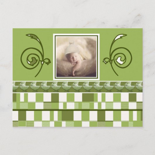 Het is een Baby Buggy Stroller Retro Kaart (Voorkant)