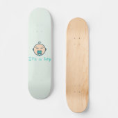 Het is een baby jongen! skateboard (Voorkant)