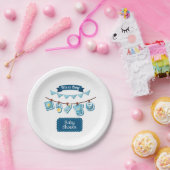 Het is een Baby shower Bord (Feest)