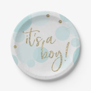 Het is een Baby shower Bord