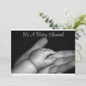 Het is een Baby shower! Kaart (Staand voorkant)