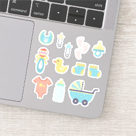 Het is een Baby shower van Boy Blue Sticker