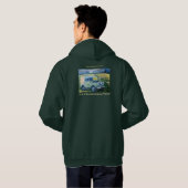 "Het is een backwoodsman ding!" Hoodie (Achterkant volledig)