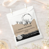 Het is een Beach Birthday Party Bedankzakje (Geknipt)