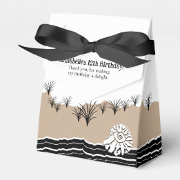 Het is een Beach Party Happy 12th Birthday Bedankdoosjes