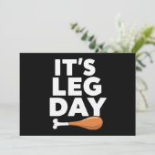 Het is een Beenendag Funny Turkey Thanksgiving Kaart (Staand voorkant)