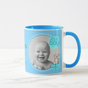 Het is een beer nieuwe baby herdenkingsfoto mok