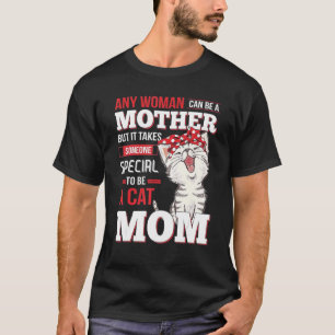 Het is een bijzonder iemand die een kattemoeder is t-shirt