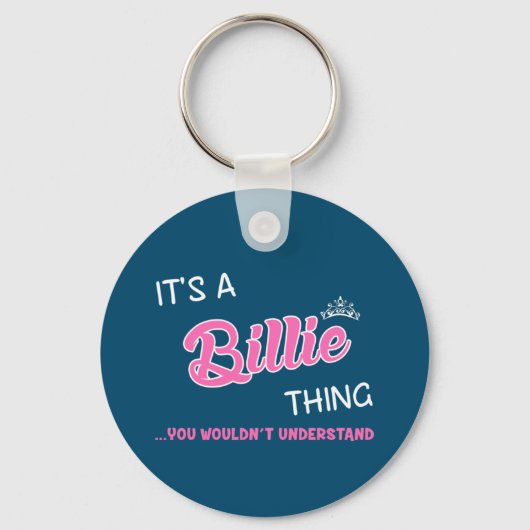 Het is een Billie ding dat je niet zou begrijpen Sleutelhanger (Voorkant)