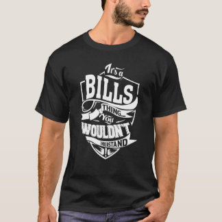 Het is een BILLS-ding T-shirt