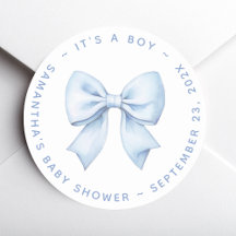 Het is een Blauwe Boog Baby Shower 