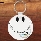 Het is een bloeidag - Long Beach Island, New Jerse Sleutelhanger (Voorkant)