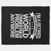 Het is een boekhouder in de wereld - in ruste fleece deken (Voorkant (Horizontaal))