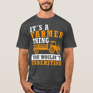 Het is een boer die grappige boer Gezegde Rancher  T-shirt