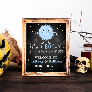 Het is een Boo-y! Little Monster Halloween Baby sh Poster
