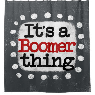 Het is een Boomer Thing douchegordijn