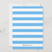 Het is een Boy Baby shower Brunch Party Invitation Kaart (Achterkant)