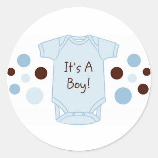 Het is een Boy Baby Stickers envelop Seals