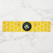 Het is een Boy Bee Baby shower Waterfles Labels Waterfles Etiket (Enkel label)