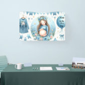 Het is een Boy Blue Baby shower Banner (Beurs)