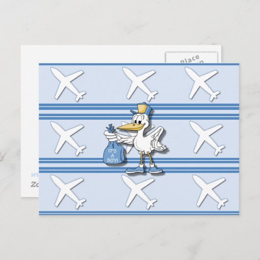 Het is een Boy Briefkaart (Voorkant / Achterkant)