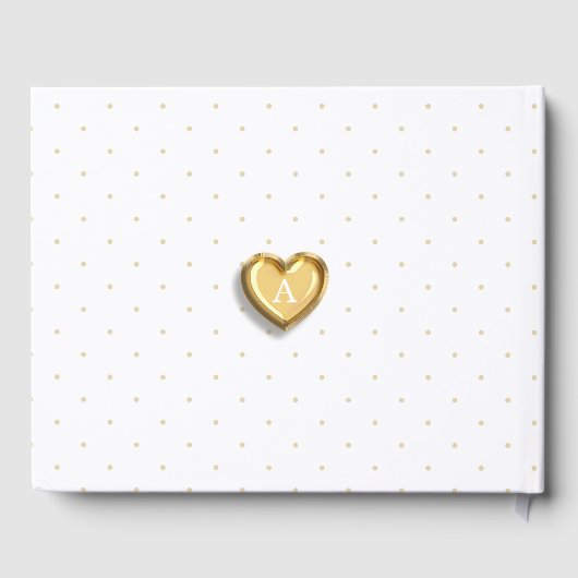 Het is een Boy Gold Script Balloon Letters Baby Gastenboek (Achterkant)