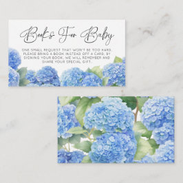Het is een Boy Hydrangea boeken voor Baby Baby sho Informatiekaartje