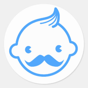 Het is een Boy Little Man Baby shower Stickers