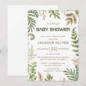 Het is een Boy Safari Baby shower Kaart (Voorkant / Achterkant)