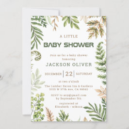 Het is een Boy Safari Baby shower Kaart