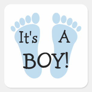 Het is een Boy Sticker