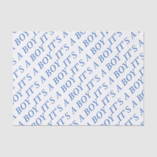 HET IS EEN BOY-tissuepapier (blauw) Tissuepapier