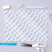HET IS EEN BOY-tissuepapier (blauw) Tissuepapier (Craft)