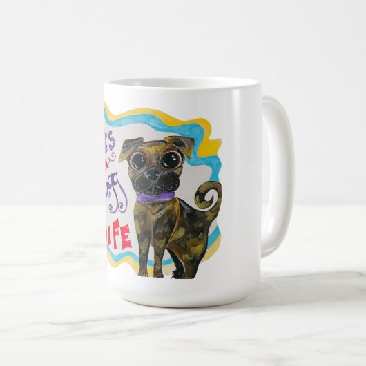 Het is een Bugg Life Dog Mok (Voorkant rechts)