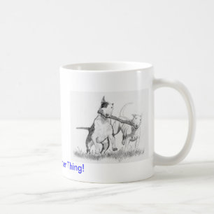 Het is een bull Terrier Ding. Koffiemok
