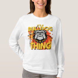 Het is een Bulldog Thing T-shirt met lange mouwen