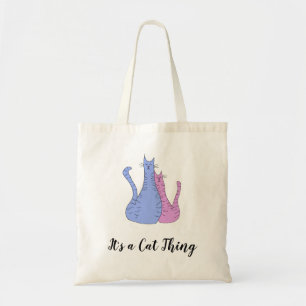 Het is een Cat Thing Tabby Katten Tote Bag